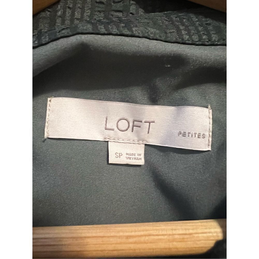 Loft Women’s Size Small Petite Fit and Flare Mini Dress Evergreen Deep Green - Picture 14 of 14